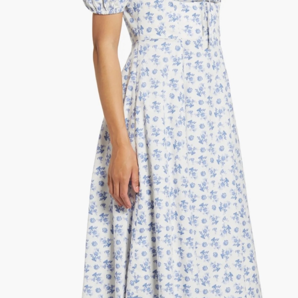 HOUSE OF CB Tallulah Puff Sleeve Midi Dress - Picture 3 of 9